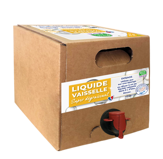 Liquide vaisselle super dégraissant sans parfum (bib) - 1